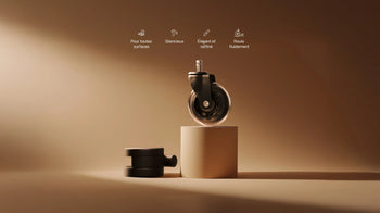 Charger l'image dans la galerie, Roulettes de chaise premium