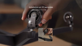 Charger l'image dans la galerie, Roulettes de chaise premium