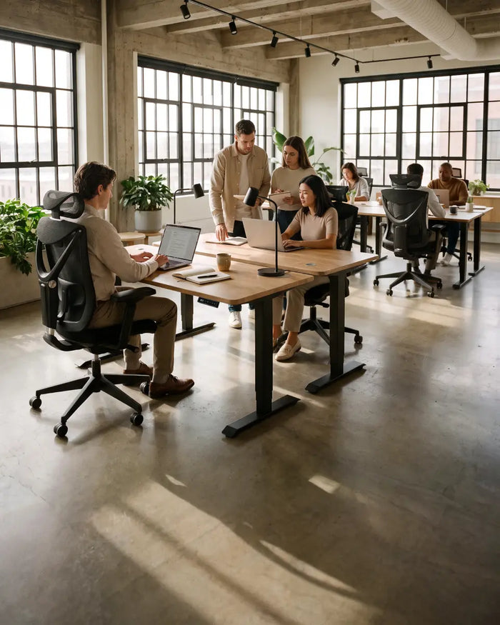 Quelle distance faut-il laisser entre les bureaux ?