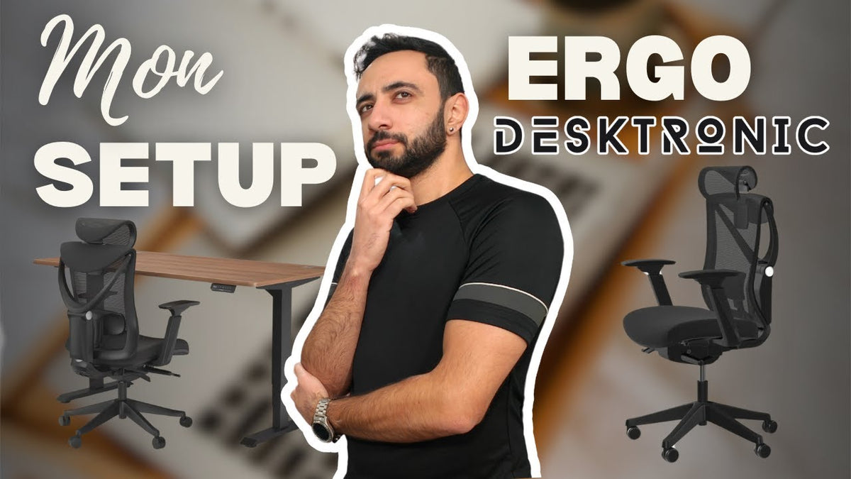 My ERGO DESKTRONIC DESK SETUP! The ally you need?