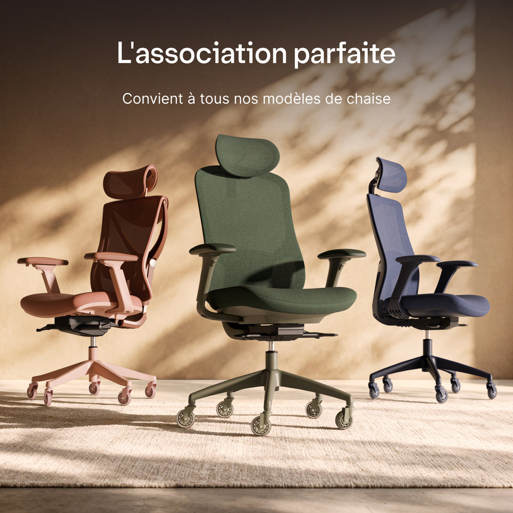 Roulettes de chaise premium
