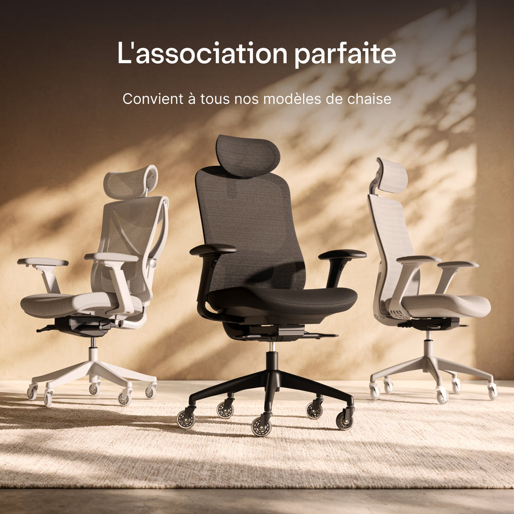 Roulettes de chaise premium