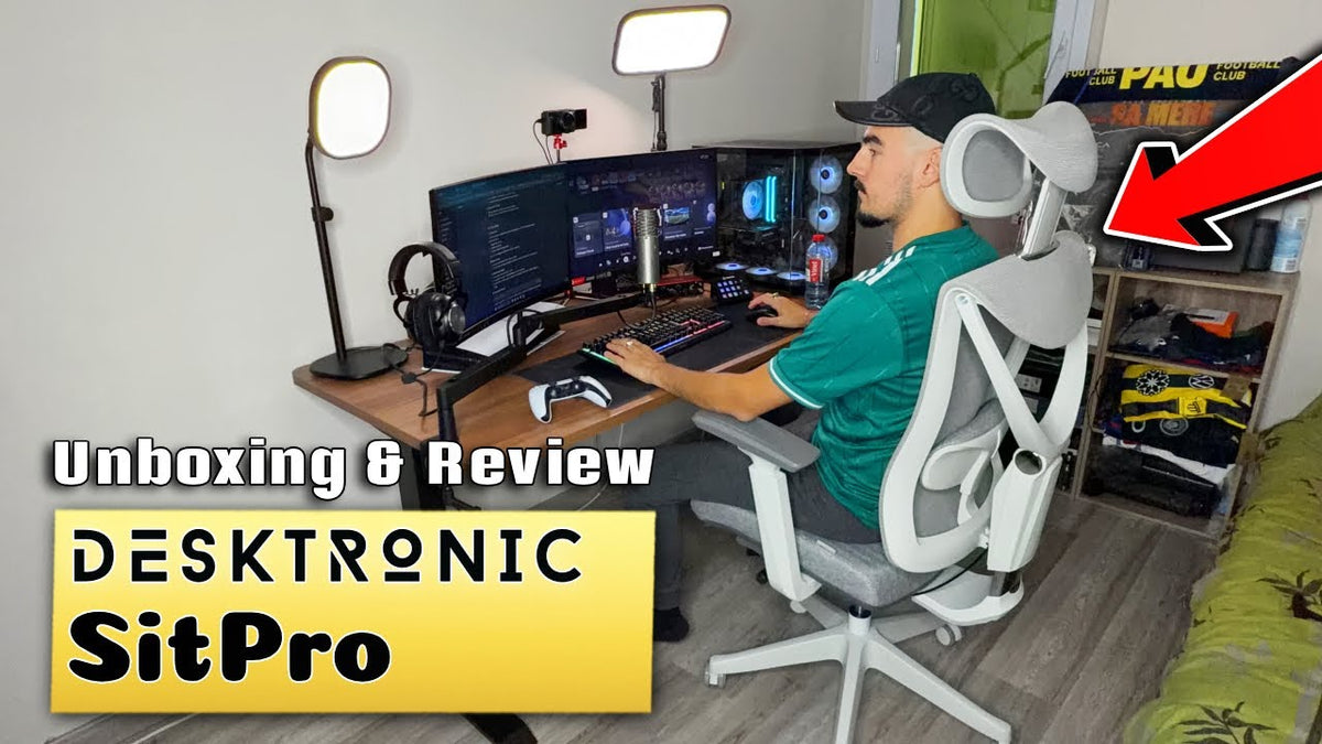 The Best Ergonomic Chair? Desktronic SitPro - Unboxing & Review (+ Assembly)